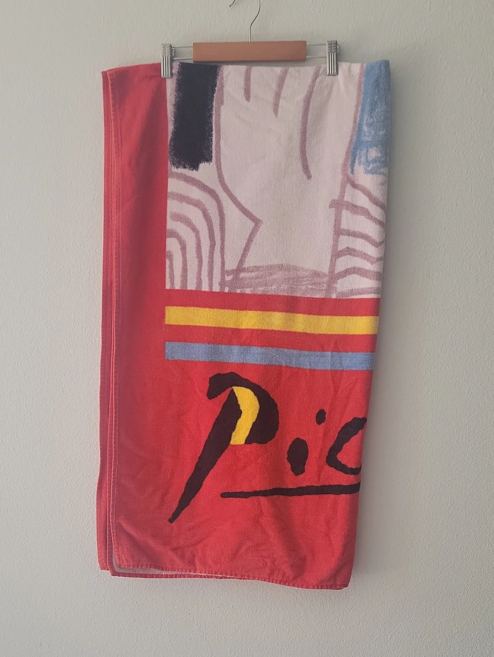80s Vintage Hilasal Vintage Picasso Beach Towel